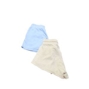 Mate Lovers + Friends Womens Pull On Shorts Beige Blue Size Extra Small Lot 2